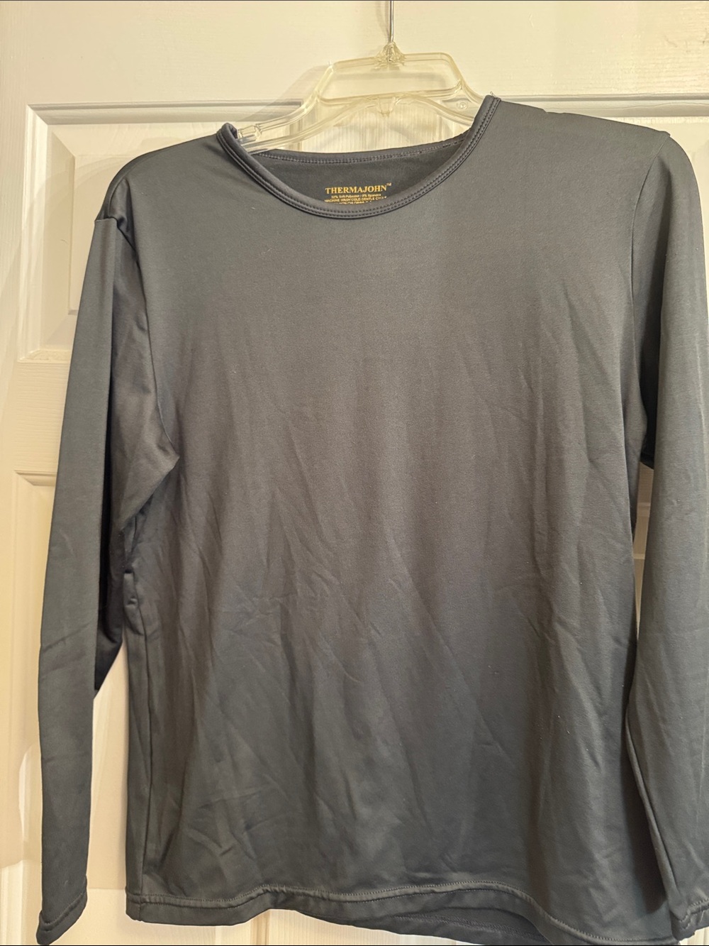 Men's Long-Sleeve Crew Shirt - Charcoal